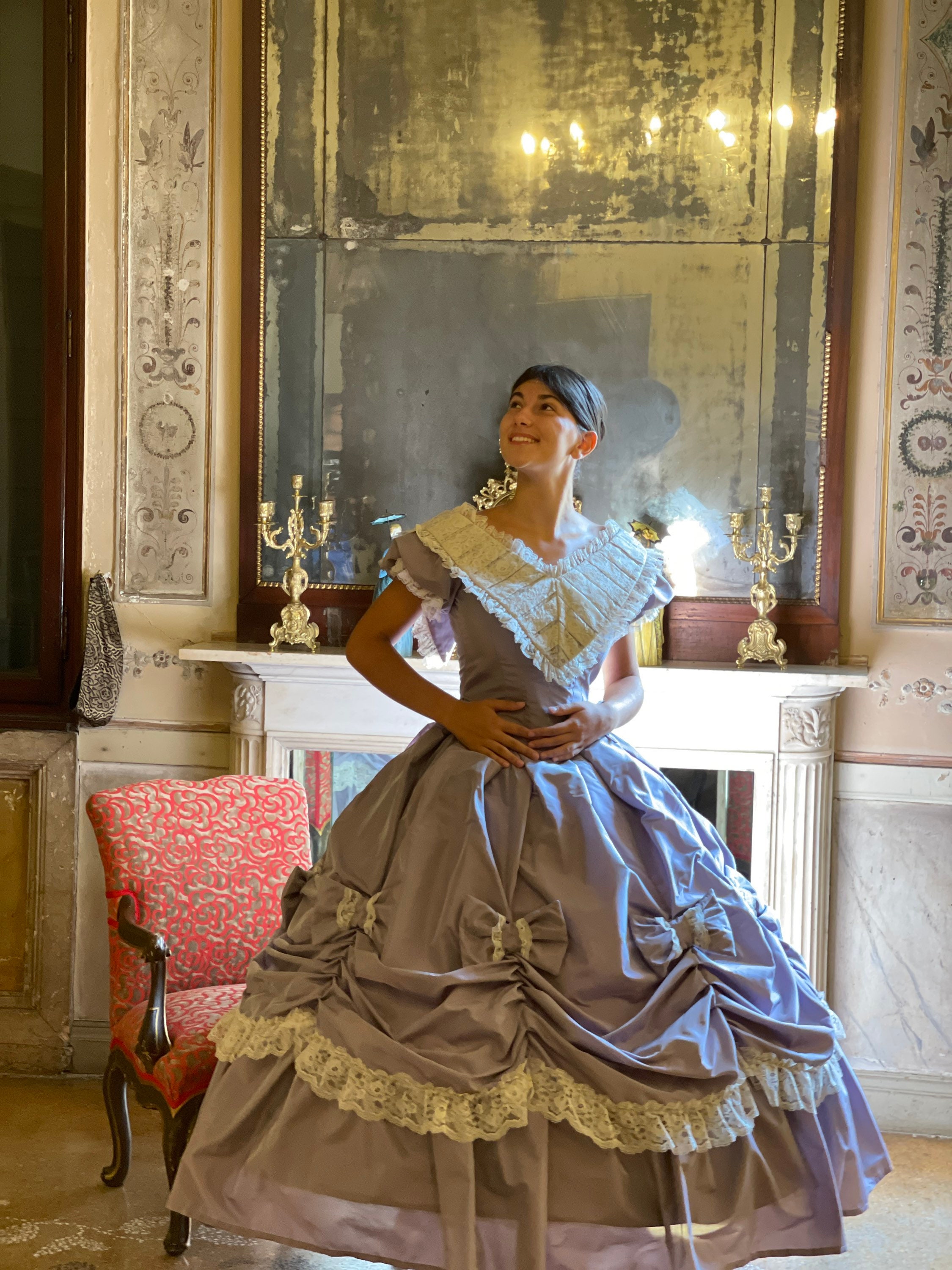 Traje histórico del siglo XIX para mujer, traje de época, disfraz de  carnaval, disfraz de Halloween -  México