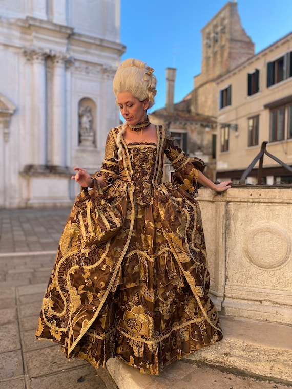 Costume Storico del 1700, Costume 18esimo secolo, Costume Carnevale, Costume Halloween