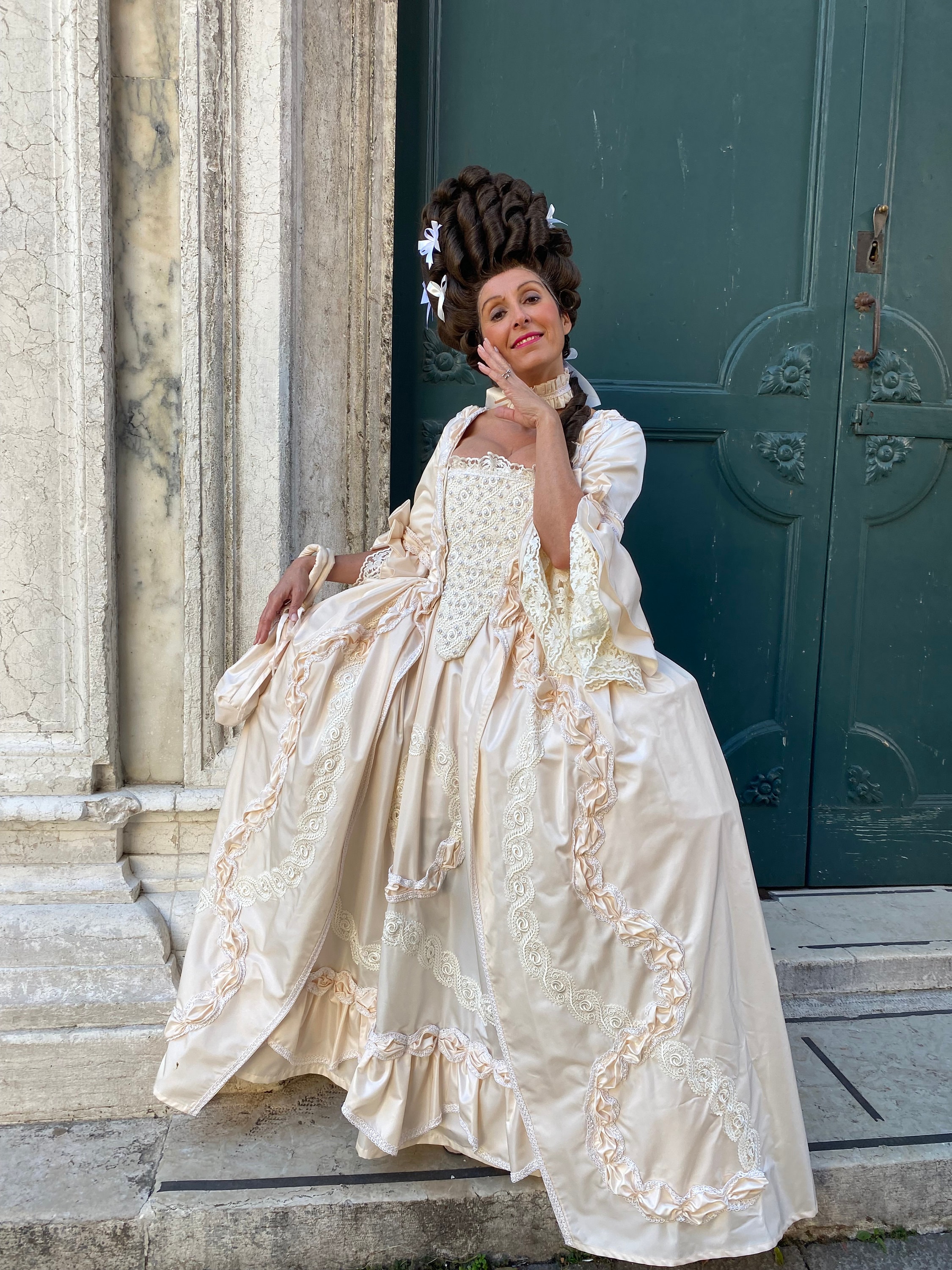18th century formal dress 18th century costume, 18th century handmade reproduction