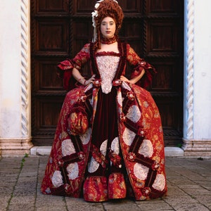 1700s Historical Costume, for Women, Carnival Costume, Halloween Costume image 8
