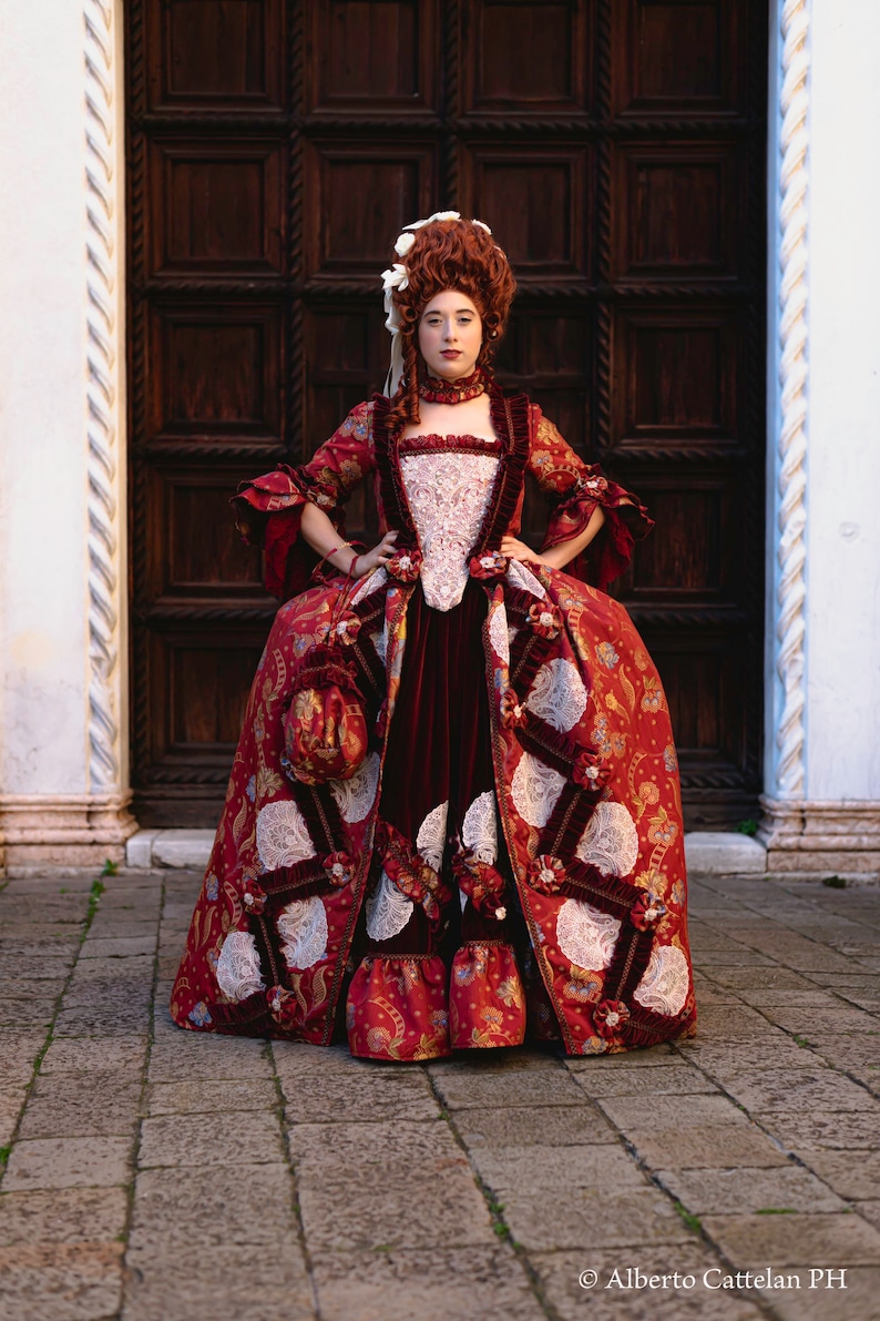 1700s Historical Costume, for Women, Carnival Costume, Halloween Costume image 8