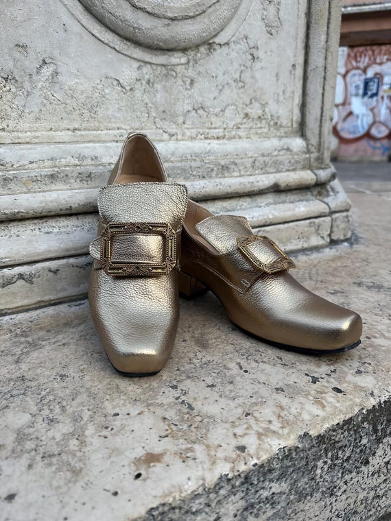 Scarpe 18esimo Argento Scarpe 700, 18esimo Secolo, Colore Argento