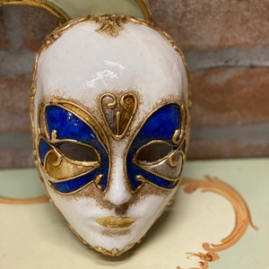 Masque vénitien, papillon à visage moyen, masque décoratif uniquement, non portable