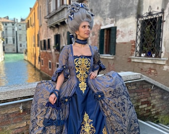 Historical Costume From the 1700s, Women's, 18th Century Costume, Carnival Costume, Halloween Costume