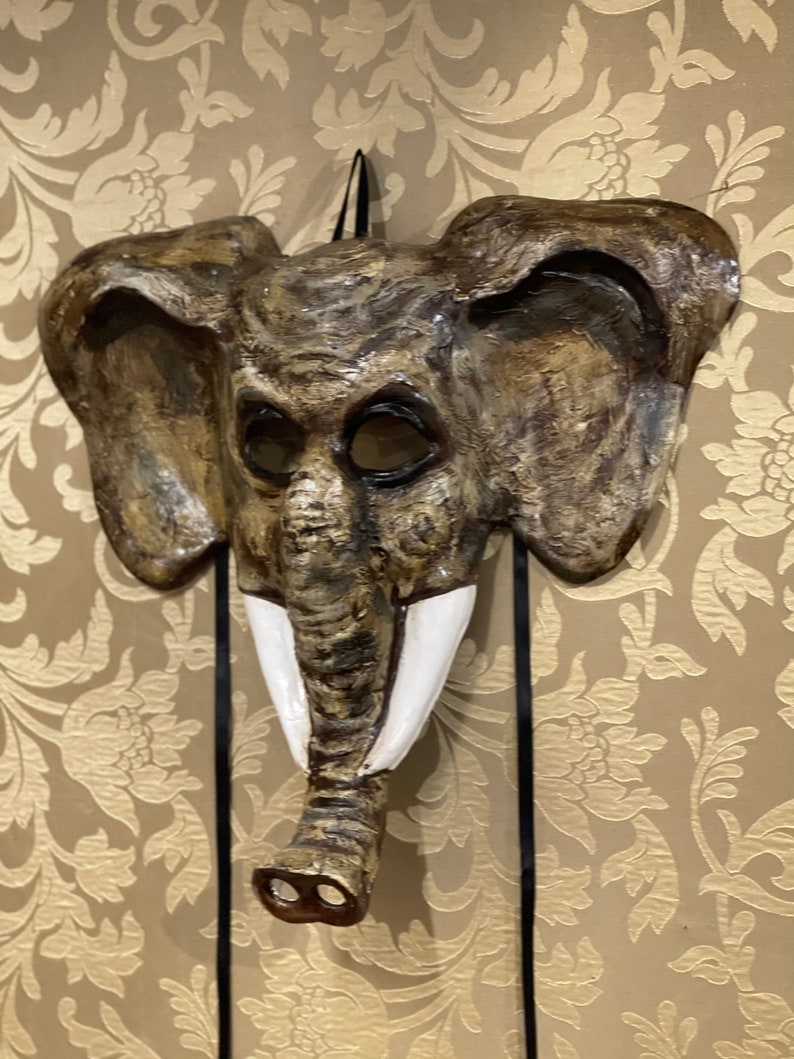 Elephant Mask Original Venetian Mask Animal Mask - Etsy