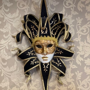 Máscara veneziana, máscara alegre, máscara de carnaval, máscara de Halloween