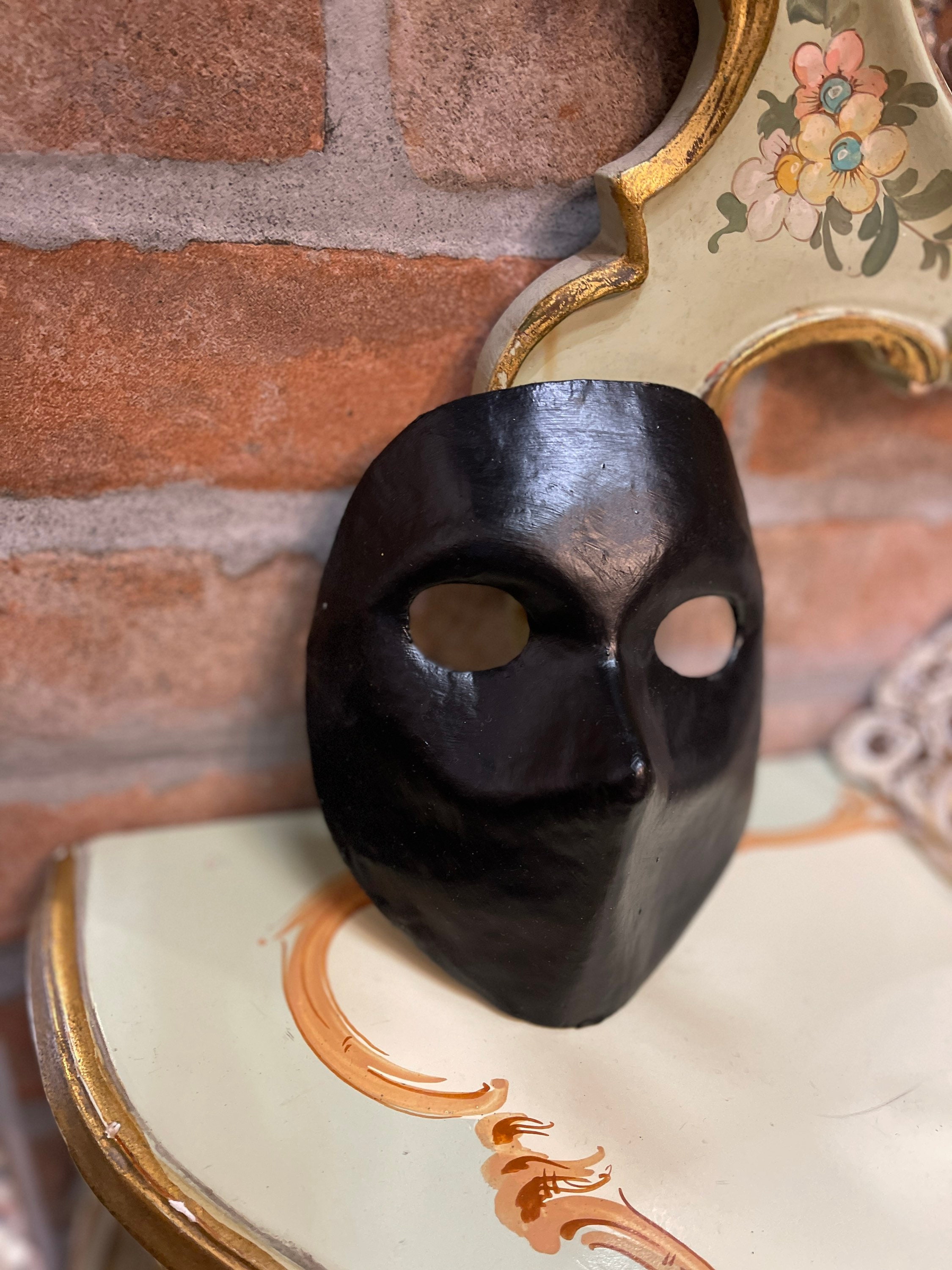Black Venetian Party Mask 1660F