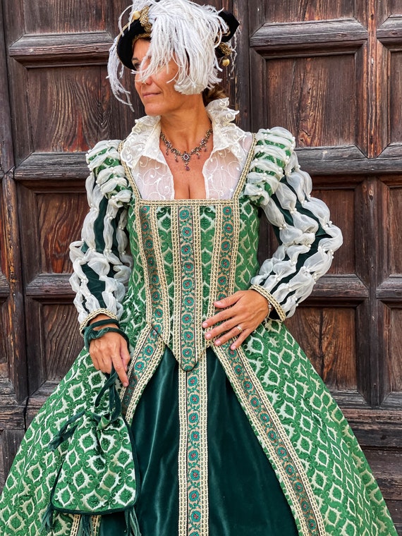 Disfraz historico renacentista para mujer disfraz de epoca disfraz de carnaval disfraz de Halloween Etsy Espana