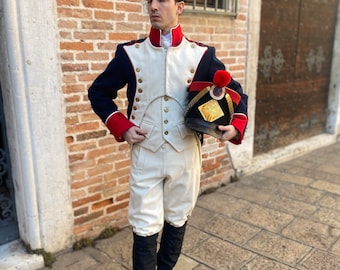 French uniform from the Napoleonic era, historical reproduction