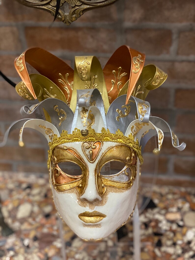 Jester Mask Jolly Paper made entirely by hand in Etsy