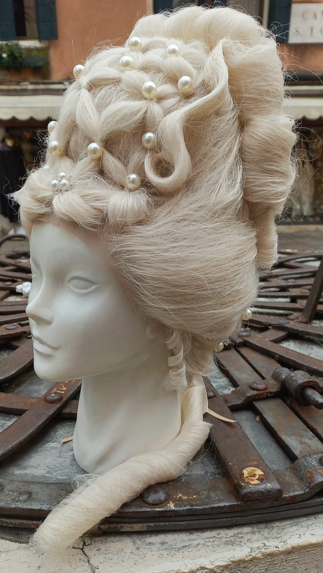700 Front Lace Wig, Reproduction, 18th Century - Etsy