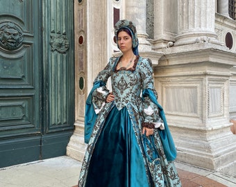 Historical Renaissance Costume, Women's, Period Costume, Carnival Costume