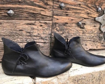 Renaissance-Schuhe, historische Lederschuhe