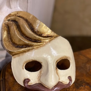 Maschera Veneziana Originale, Folletto, Maschera Carnevale, Maschera Halloween