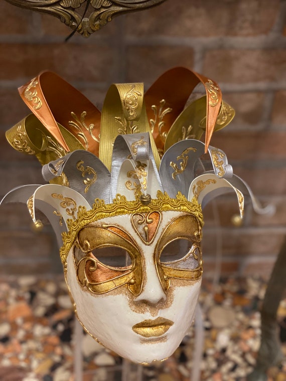Masquerade Mask,venetian Mask,prom Mask,adult Prom,full Face Mask,italian  Style Mask,home Decoration,wearable,colombina for Carnival Parties -   Norway