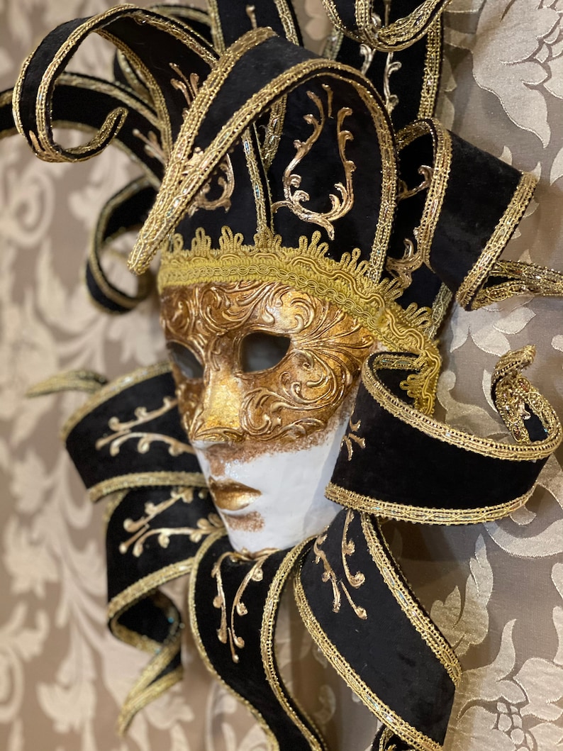 Mask Jolly Mask Carnival Mask Halloween Mask Etsy