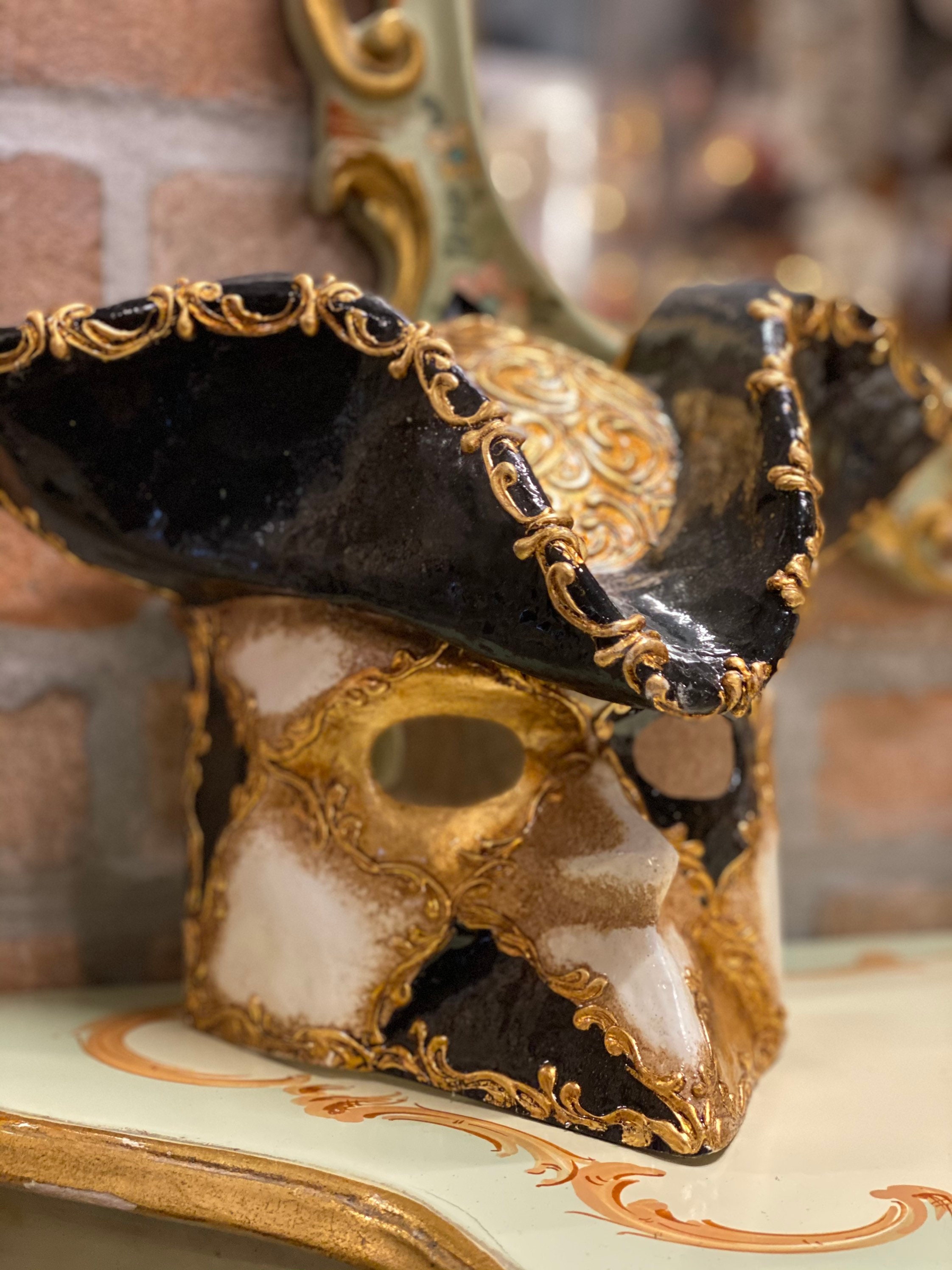 ベネチアンマスク Casanova Bianco