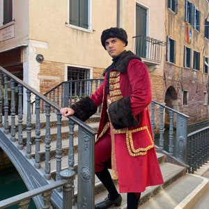 Historical Costume of the 1700s for Men, Carnival Costume, 18th Century Period Costume, Halloween Costume