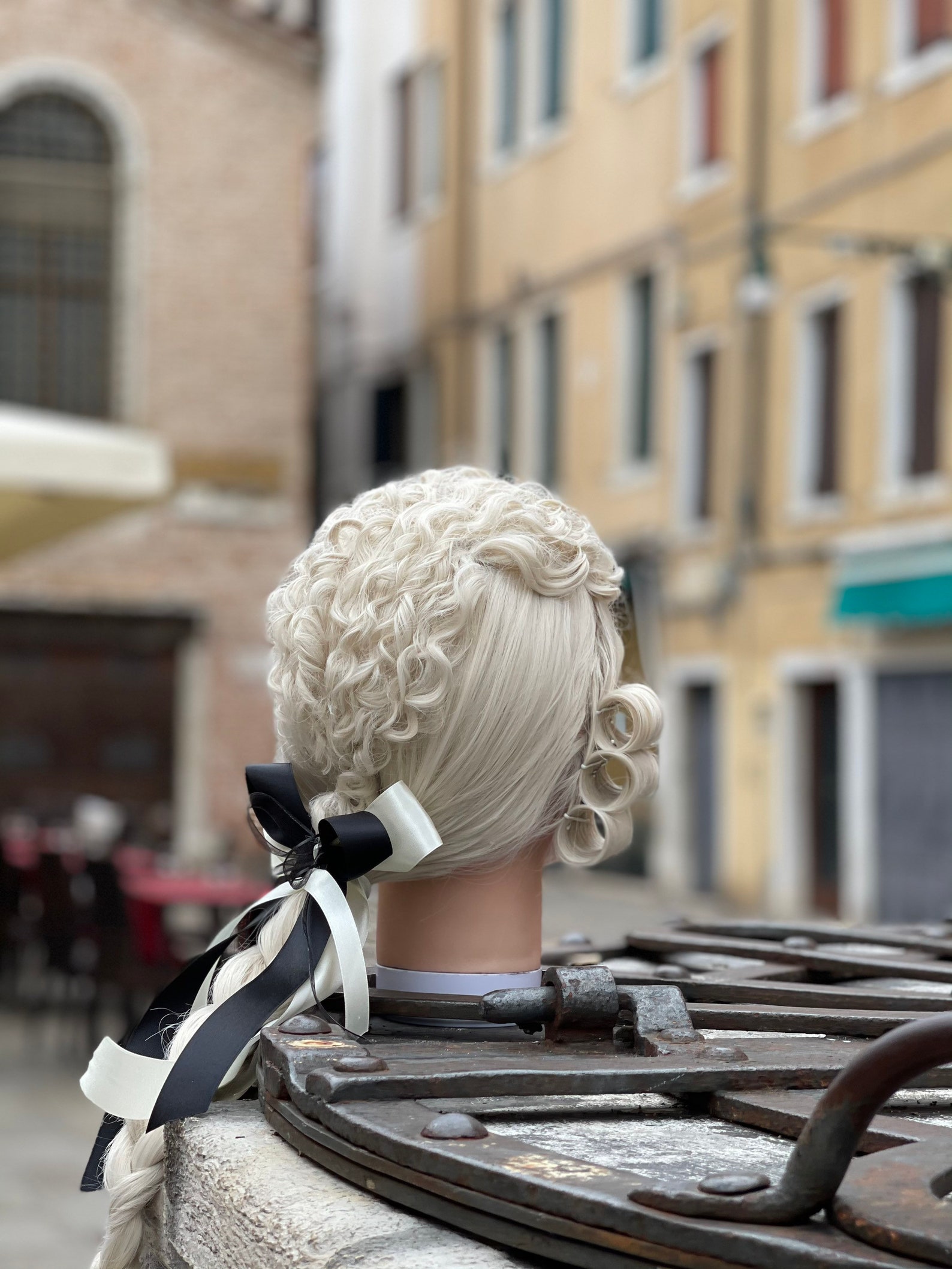 Men's 1700s Historical Wig 18th Century Reproduction Etsy