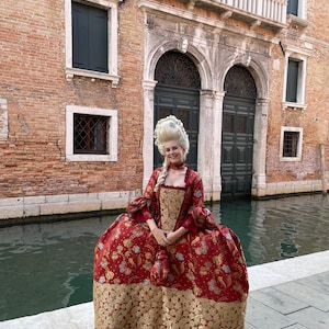 Historical Costume from the 1700s for Women, 18th Century Period Costume, Carnival Costume, Halloween Costume