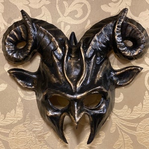 Máscara veneziana, diabo, máscara de carnaval, máscara de Halloween