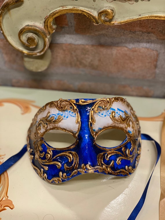 Brown Brand New Mardi Gras Masquerade Colombina Leaf Venetian Mask 