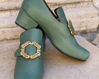 18th Century Leather Shoes, Carnival Shoes, and 18th Century