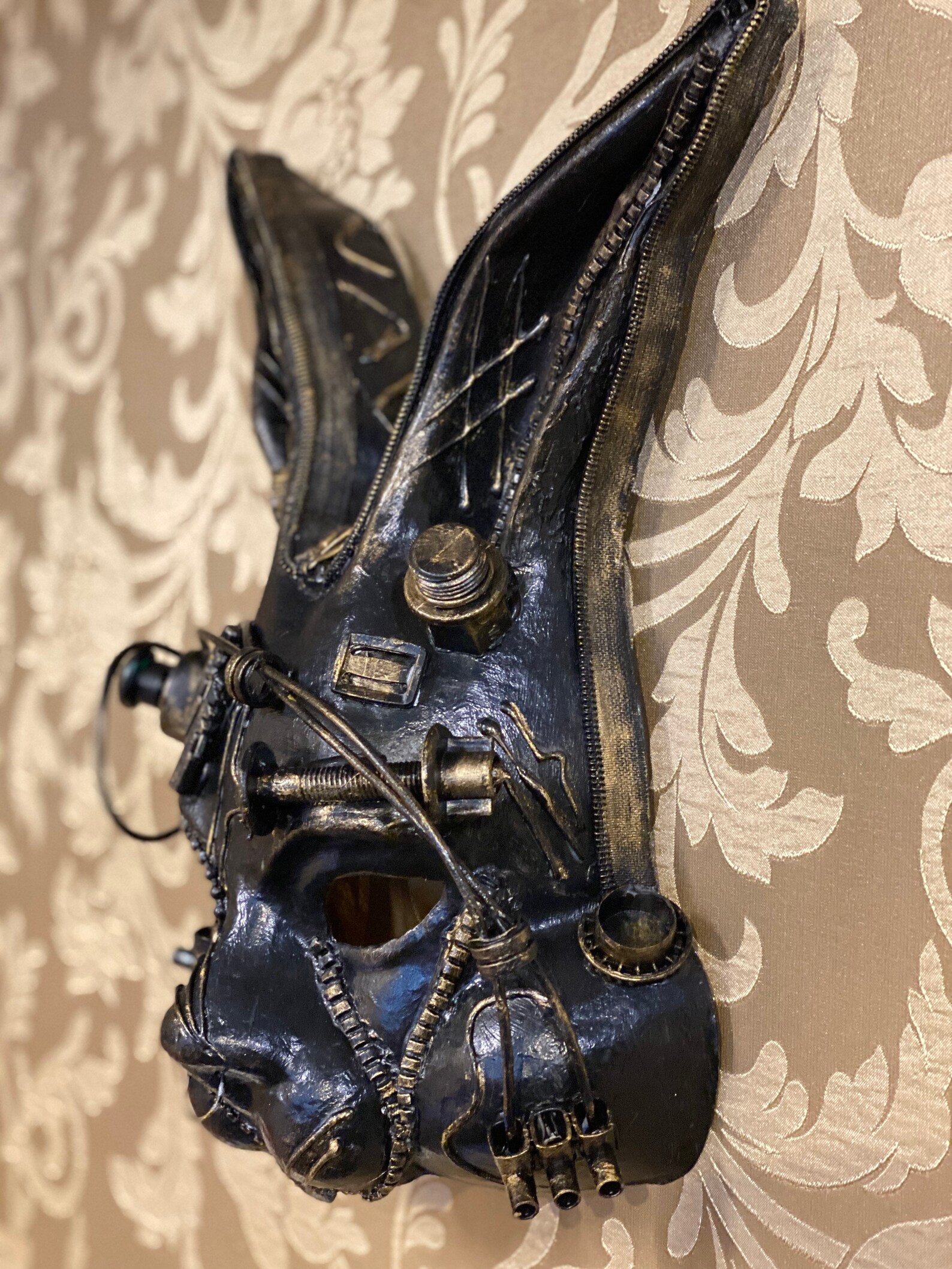 Venetian Mask, Rabbit Mask, Steampunk Mask, Halloween Mask - Etsy
