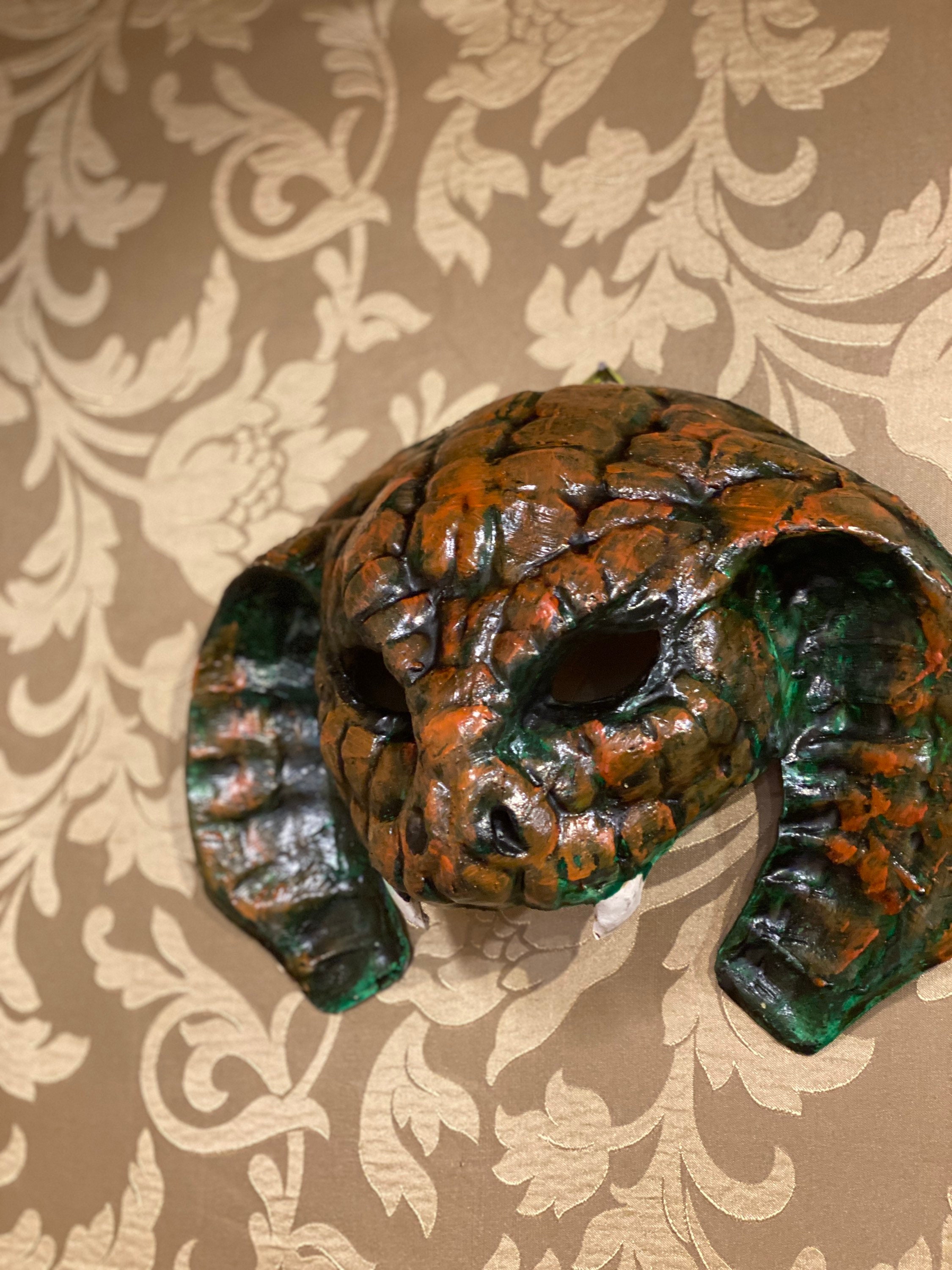 Mask Hand Crafted Cobra Mask inPesta Halloween Mask Etsy