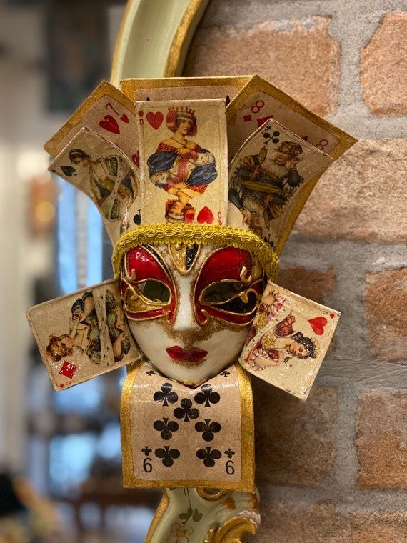 Reptilia | tradition venetian papier mache mask for sale