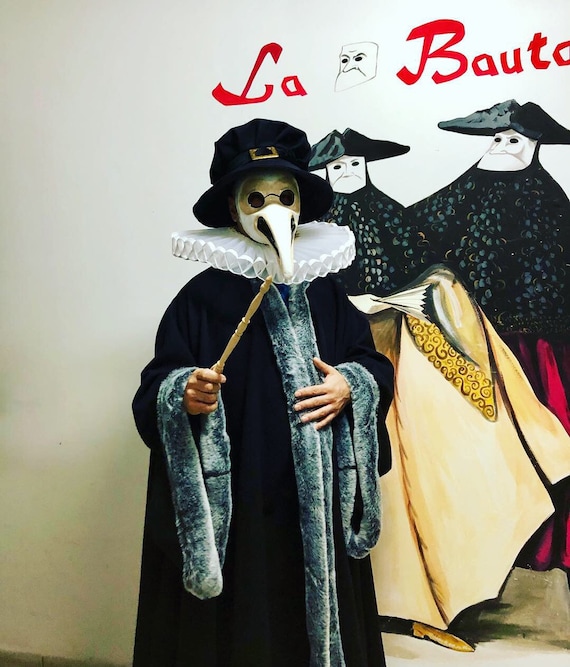 Costume Dottore della Peste completo di mascheragorgiera e | Etsy Italia