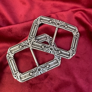 Historical Shoe Buckles, Pair of 18th Century Reproduction Buckles