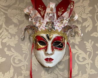 ジョリーベネチアンマスク、カーニバル道化師マスク、ハロウィーン