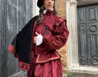 Historical Costume of the Renaissance for Men, Renaissance Period Costume, Carnival Costume, Halloween Costume