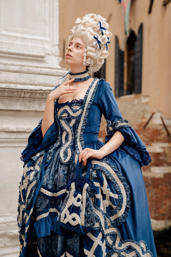 Traje historico del siglo XVIII para mujer traje de epoca del siglo XVIII traje de carnaval Etsy Espana