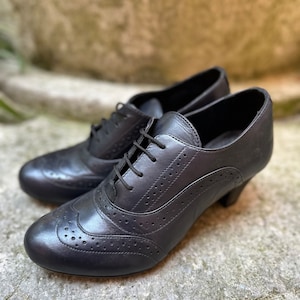 Historical leather shoes, late 1800s, early 1900s. Carnival shoes, Halloween shoes