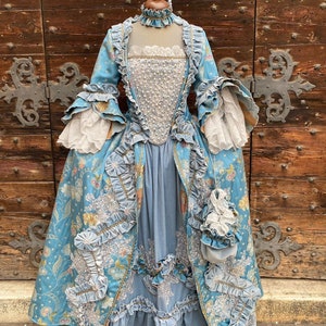 Historical Costume from the 1700s, Ladies, 18th Century Period Costume, Carnival Costume, Halloween Costume