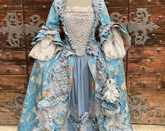 Historical Costume from the 1700s, Ladies, 18th Century Period Costume, Carnival Costume, Halloween Costume