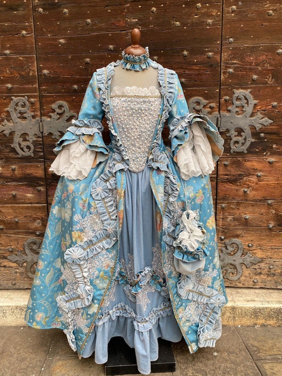 Historical Costume From the 1700s Ladies 18th Century Period Costume Carnival Costume Halloween Costume Etsy