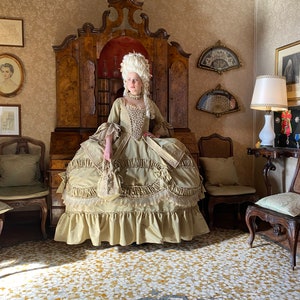 Historisches Kostüm aus dem 18. Jahrhundert, Damenkostüm, Karnevalskostüm, Halloweenkostüm