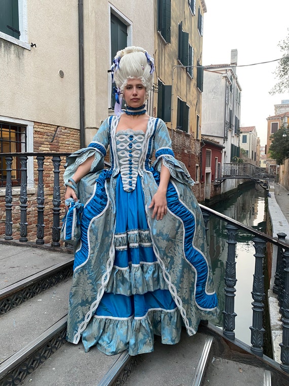 Traje historico del siglo XVIII para mujer traje de epoca del siglo XVIII traje de carnaval Etsy Espana