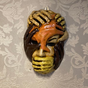 Venetian Mask, Hands, Original Carnival Mask, Halloween Mask