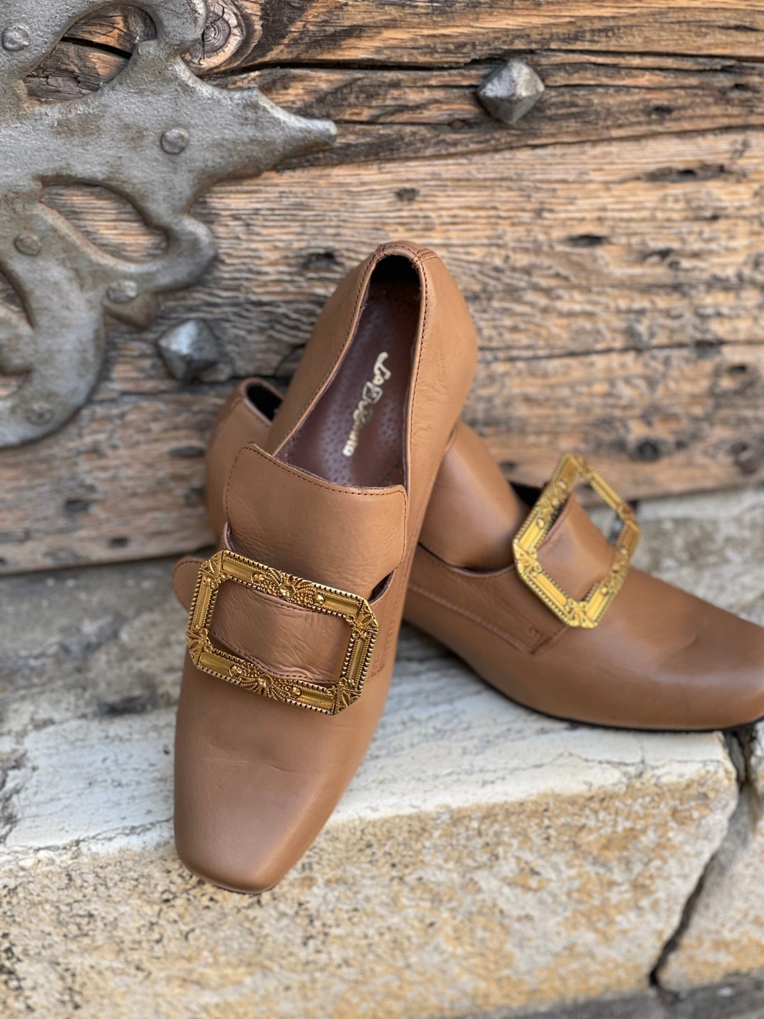 Scarpe Storiche del 1700 in cuoio Italia