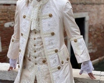 Historical Costume from the 1700s for Men, 18th Century Period Costume, Carnival Costume, Halloween Costume