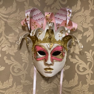 Venetian Mask, Joker, Jester Carnival Mask, Halloween Mask