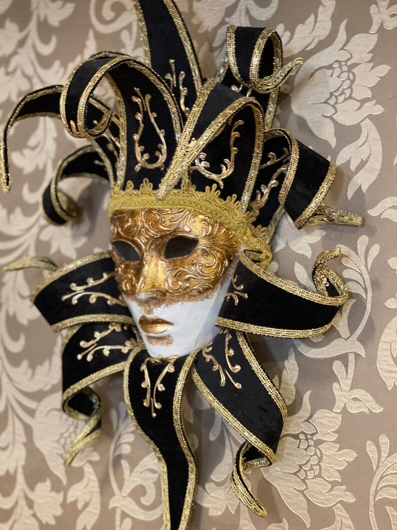 Mask Jolly Mask Carnival Mask Halloween Mask Etsy