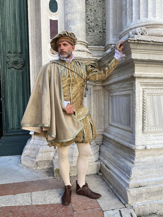 Costume historique de la Renaissance pour hommes, costume de carnaval -   France