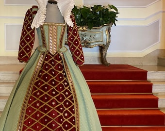 Women&#39;s Renaissance Historical Costume, Carnival Costume, Halloween Costume