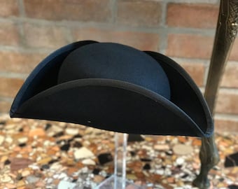 Tricorne wool hat made in Venice