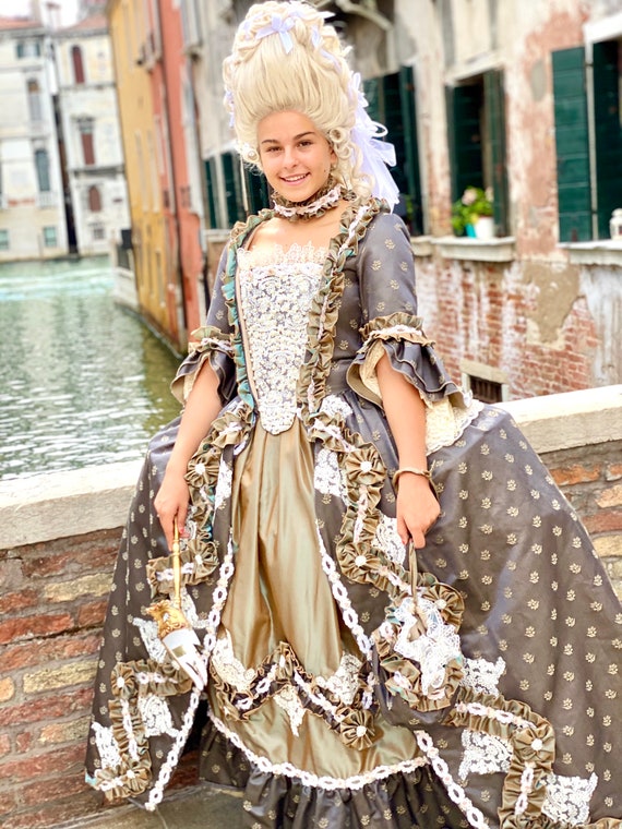 Abito storico del 1700 Riproduzione 18esimo secolo realizzato | Etsy Italia
